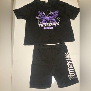 SHEIN butterflies inspired 2pc